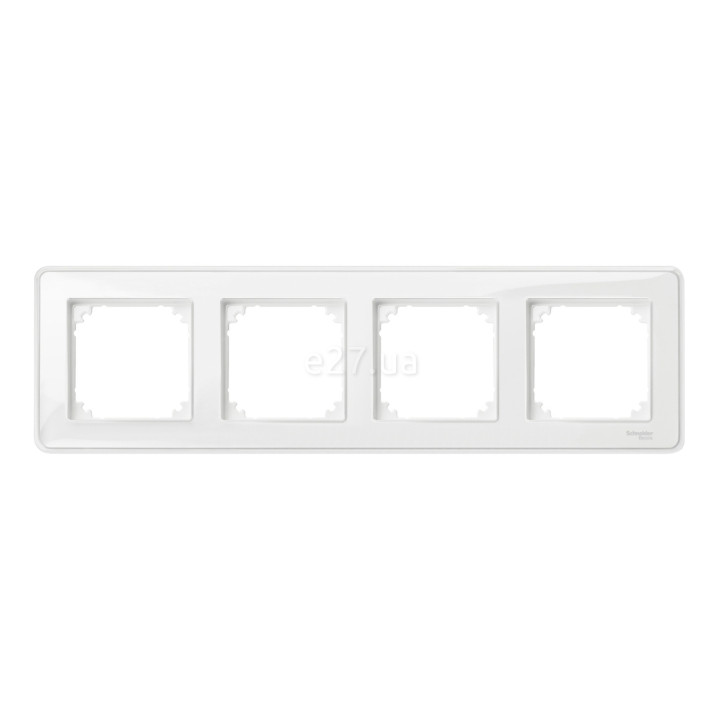Рамка 4 поста Schneider Electric MTN4040-3500 Merten System M-Creativ, прозорий, пластик · Schneider Electric · schneider-electric-mtn4040-3500