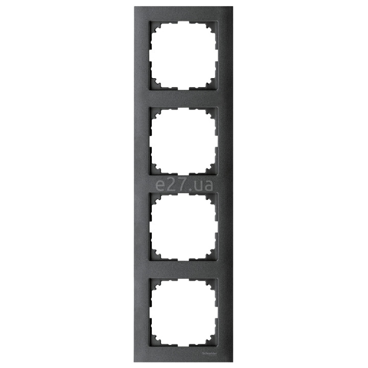 Рамка 4 поста Schneider Electric MTN4040-3614 Merten System M-Pure, антрацит, пластик · Schneider Electric · schneider-electric-mtn4040-3614
