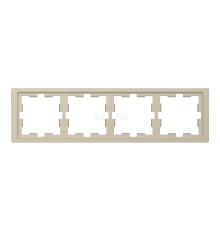 Рамка 4 поста Schneider Electric MTN4040-6533 Merten D-Life, сахара, пластик