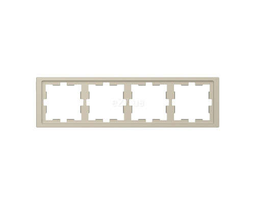 Рамка 4 поста Schneider Electric MTN4040-6533 Merten D-Life, сахара, пластик