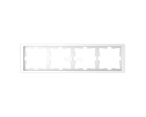 Рамка 4 поста Schneider Electric MTN4040-6535 Merten D-Life, білий лотос, пластик