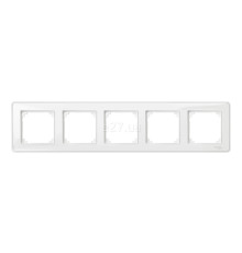 Рамка 5 постів Schneider Electric MTN4050-3500 Merten System M-Creativ, прозорий, пластик