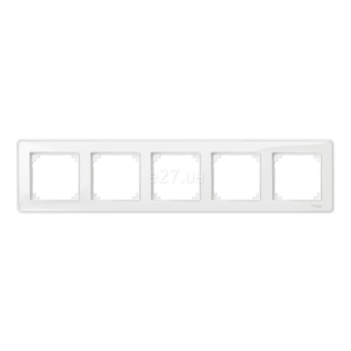 Рамка 5 постів Schneider Electric MTN4050-3500 Merten System M-Creativ, прозорий, пластик · Schneider Electric · schneider-electric-mtn4050-3500