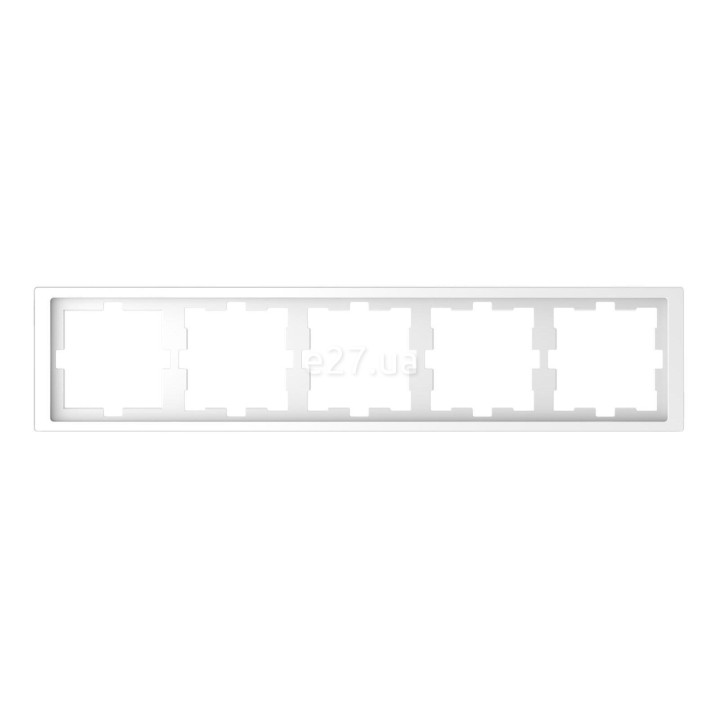 Рамка 5 постів Schneider Electric MTN4050-6535 Merten D-Life, білий лотос, пластик · Schneider Electric · schneider-electric-mtn4050-6535