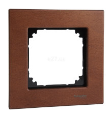 Рамка 1 пост Schneider Electric MTN4051-3472 Merten System M-Elegance, вишня, дерево