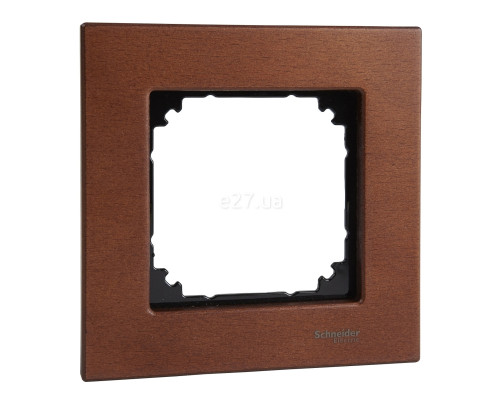 Рамка 1 пост Schneider Electric MTN4051-3472 Merten System M-Elegance, вишня, дерево