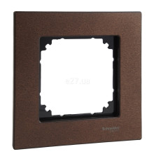 Рамка 1 пост Schneider Electric MTN4051-3473 Merten System M-Elegance, горіх, дерево