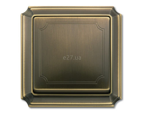 Лицьова панель вимикача Schneider Electric MTN412143 Merten Antique, антична латунь