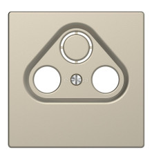 Лицьова панель ТВ-розетки Schneider Electric MTN4123-6033 Merten D-Life, сахара, пластик