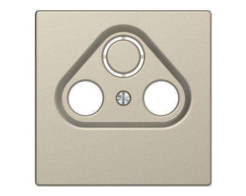 Лицьова панель ТВ-розетки Schneider Electric MTN4123-6033 Merten D-Life, сахара, пластик