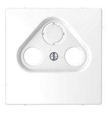 Лицьова панель ТВ-розетки Schneider Electric MTN4123-6035 Merten D-Life, білий лотос, пластик