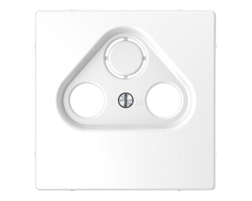 Лицьова панель ТВ-розетки Schneider Electric MTN4123-6035 Merten D-Life, білий лотос, пластик