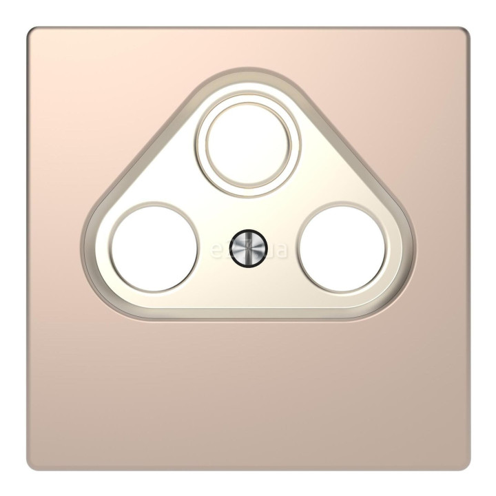 Лицьова панель ТВ-розетки Schneider Electric MTN4123-6051 Merten D-Life, шампань, пластик · Schneider Electric · schneider-electric-mtn4123-6051