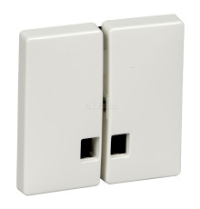 Лицьова панель вимикача Schneider Electric MTN413519 Merten Antique/Artec, полярно-білий
