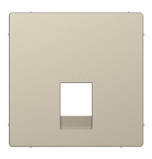 Лицьова панель телефонної розетки Schneider Electric MTN4215-6033 Merten D-Life, сахара, пластик