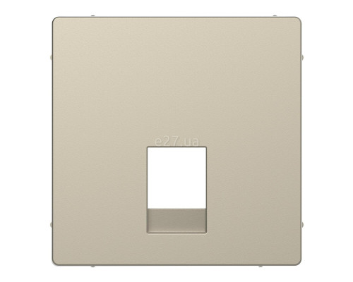 Лицьова панель телефонної розетки Schneider Electric MTN4215-6033 Merten D-Life, сахара, пластик