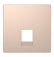 Лицьова панель телефонної розетки Schneider Electric MTN4215-6051 Merten D-Life, шампань, пластик