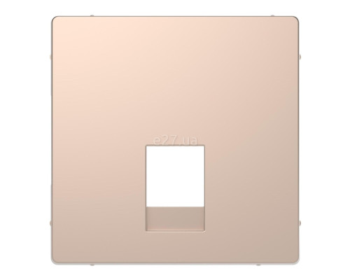 Лицьова панель телефонної розетки Schneider Electric MTN4215-6051 Merten D-Life, шампань, пластик