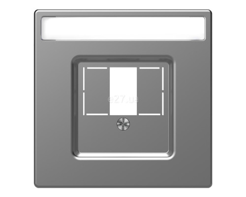 Лицьова панель Schneider Electric MTN4250-6036 Merten D-Life, нержавіюча сталь, пластик