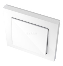 Лицьова панель вимикача Schneider Electric MTN432119 Merten System M, полярно-білий, пластик