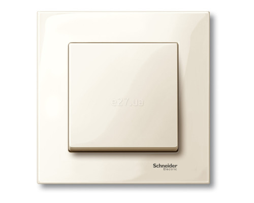 Лицьова панель вимикача Schneider Electric MTN432144 Merten System M, бежевий, пластик