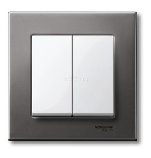 Лицьова панель вимикача Schneider Electric MTN432519 Merten System M, полярно-білий