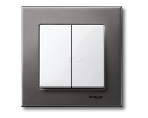 Лицьова панель вимикача Schneider Electric MTN432519 Merten System M, полярно-білий