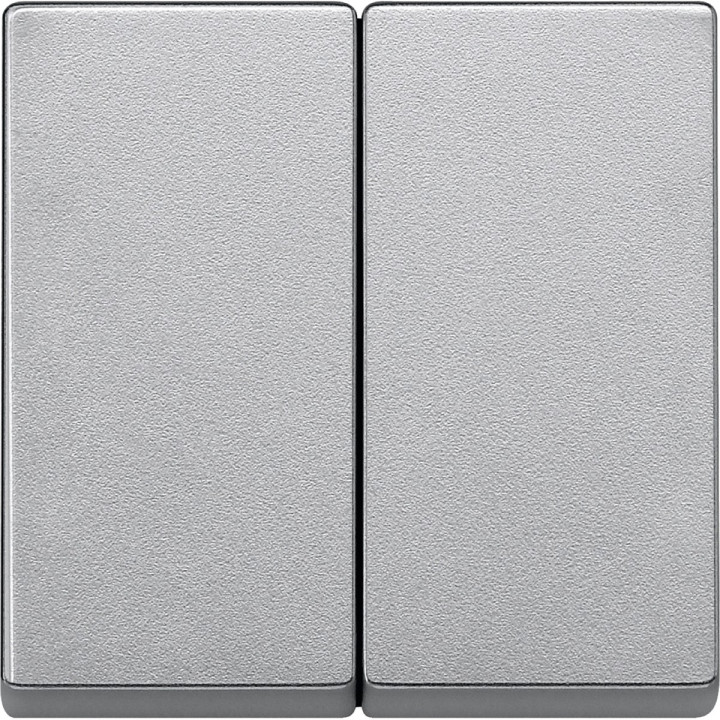 Лицьова панель вимикача Schneider Electric MTN433560 Merten System M, алюміній · Schneider Electric · schneider-electric-mtn433560