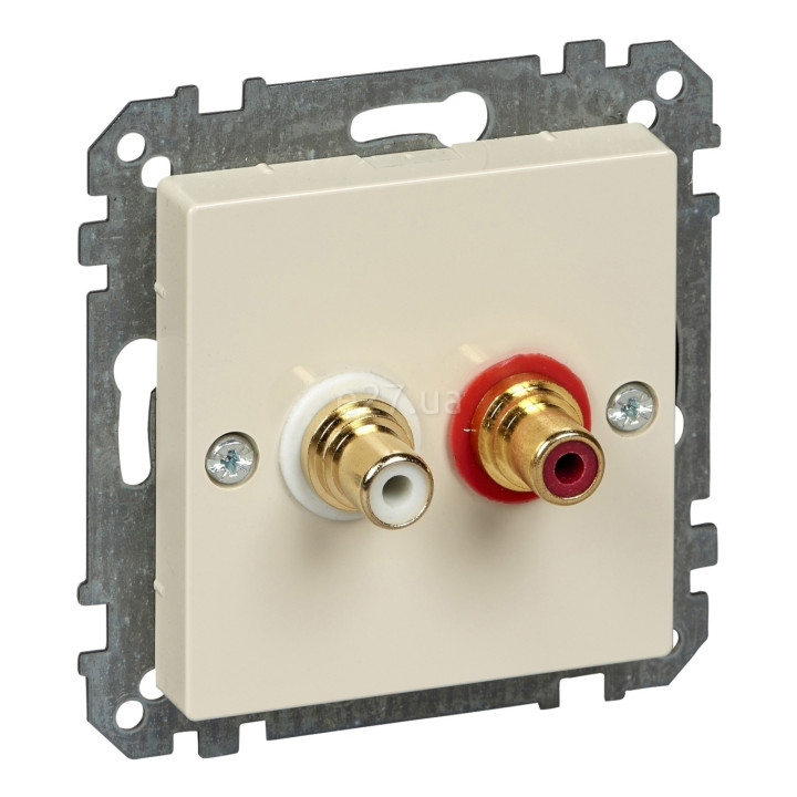 Розетка RCA Schneider Electric MTN4350-0344 Merten System M, бежевий, пластик, для врізного монтажу · Schneider Electric · schneider-electric-mtn4350-0344