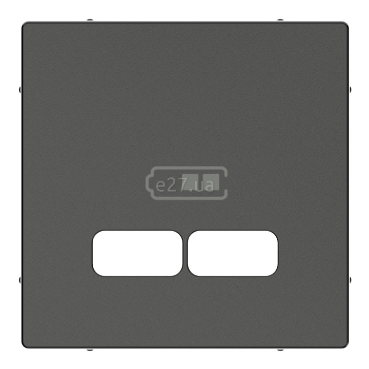 Лицьова панель USB-розетки Schneider Electric MTN4367-0414 Merten System M, антрацит, пластик · Schneider Electric · schneider-electric-mtn4367-0414