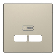 Лицьова панель USB-розетки Schneider Electric MTN4367-6033 Merten D-Life, сахара, пластик · Schneider Electric · schneider-electric-mtn4367-6033