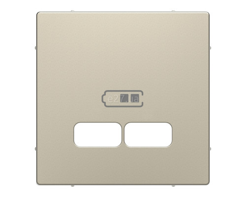 Лицьова панель USB-розетки Schneider Electric MTN4367-6033 Merten D-Life, сахара, пластик