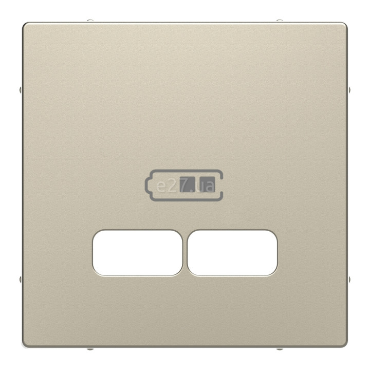 Лицьова панель USB-розетки Schneider Electric MTN4367-6033 Merten D-Life, сахара, пластик · Schneider Electric · schneider-electric-mtn4367-6033