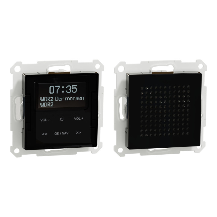 Механізм Schneider Electric MTN4375-0303 Merten System M, чорний · Schneider Electric · schneider-electric-mtn4375-0303