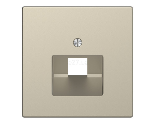 Лицьова панель розетки RJ45 Schneider Electric MTN4521-6033 Merten D-Life, сахара, пластик