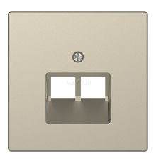 Лицьова панель розетки RJ45 Schneider Electric MTN4522-6033 Merten D-Life, сахара, пластик