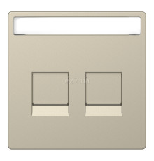 Лицьова панель Schneider Electric MTN4564-6033 Merten D-Life, сахара, пластик