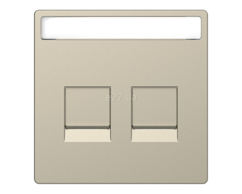 Лицьова панель Schneider Electric MTN4564-6033 Merten D-Life, сахара, пластик