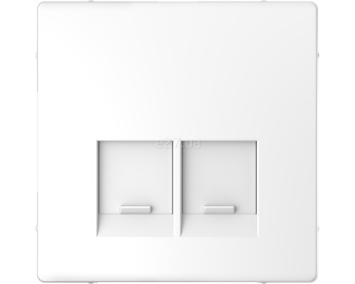 Лицьова панель розетки RJ45 Schneider Electric MTN4572-6035 Merten D-Life, білий лотос, пластик