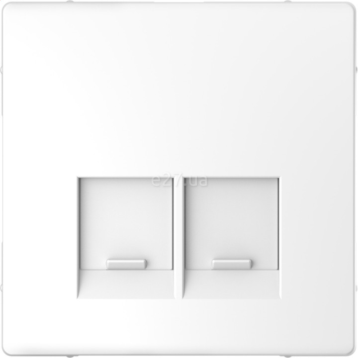 Лицьова панель розетки RJ45 Schneider Electric MTN4572-6035 Merten D-Life, білий лотос, пластик · Schneider Electric · schneider-electric-mtn4572-6035