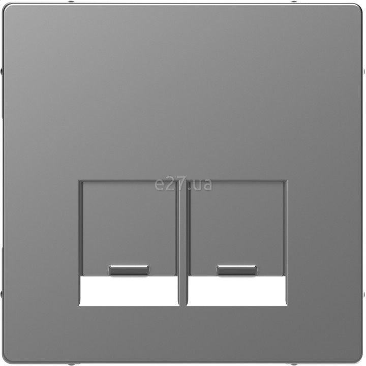 Лицьова панель розетки RJ45 Schneider Electric MTN4572-6036 Merten D-Life, нержавіюча сталь, пластик · Schneider Electric · schneider-electric-mtn4572-6036
