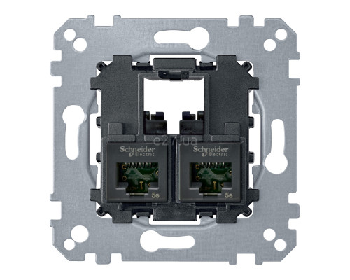 Розетка комп'ютерна Schneider Electric MTN4575-0002 Merten, для врізного монтажу