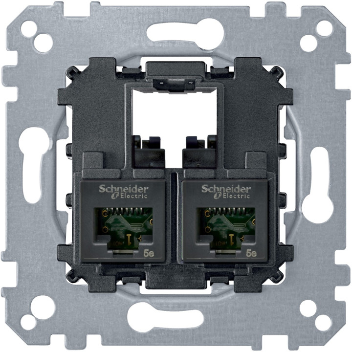 Розетка комп'ютерна Schneider Electric MTN4575-0002 Merten, для врізного монтажу · Schneider Electric · schneider-electric-mtn4575-0002