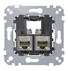 Розетка комп'ютерна Schneider Electric MTN4575-0012 Merten, для врізного монтажу