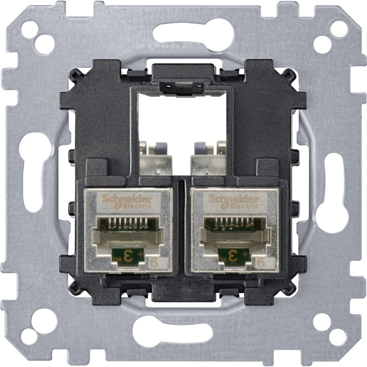 Розетка комп'ютерна Schneider Electric MTN4575-0012 Merten, для врізного монтажу · Schneider Electric · schneider-electric-mtn4575-0012