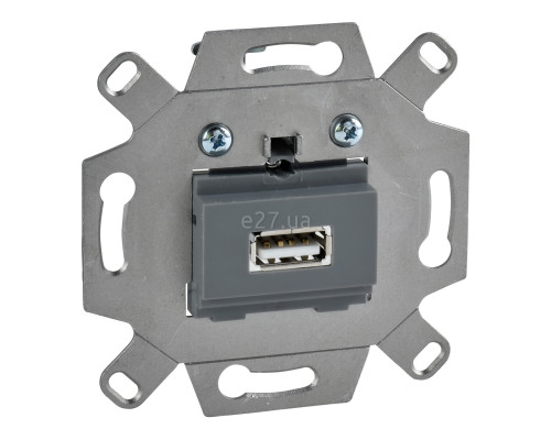 Розетка USB Schneider Electric MTN4581-0000 Merten, для врізного монтажу