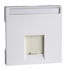 Лицьова панель кабельного виводу Schneider Electric MTN469825 Merten System M, активний білий, пластик