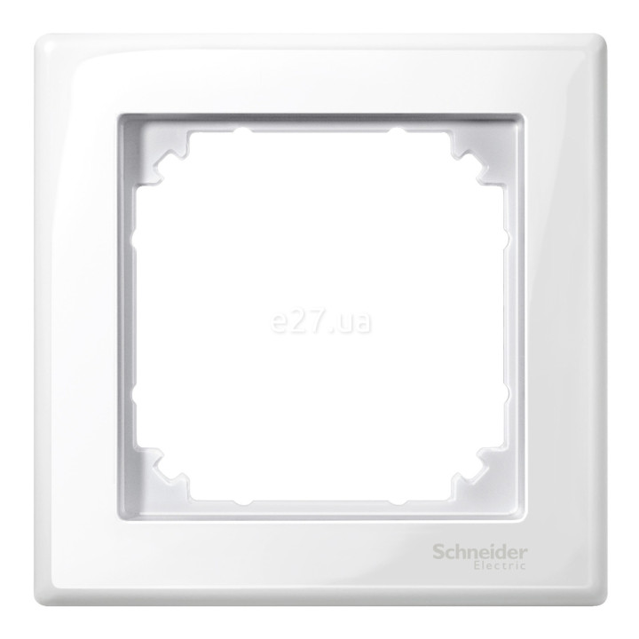 Рамка 1 пост Schneider Electric MTN478119 Merten System M-Smart, полярно-білий, пластик · Schneider Electric · schneider-electric-mtn478119