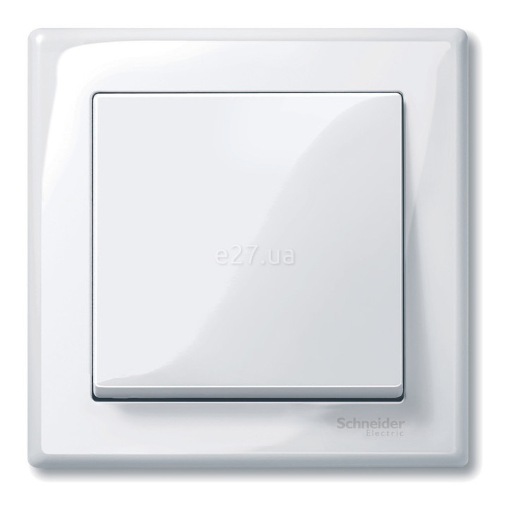 Рамка 1 пост Schneider Electric MTN478125 Merten System M-Smart, активний білий, пластик · Schneider Electric · schneider-electric-mtn478125