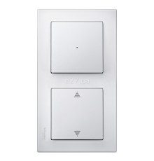 Рамка 2 поста Schneider Electric MTN478219 Merten System M-Smart, полярно-білий, пластик